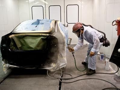 Body Shop Spray Paint