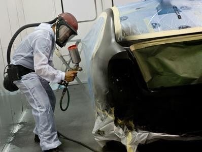 Body Shop Painting Side Panel