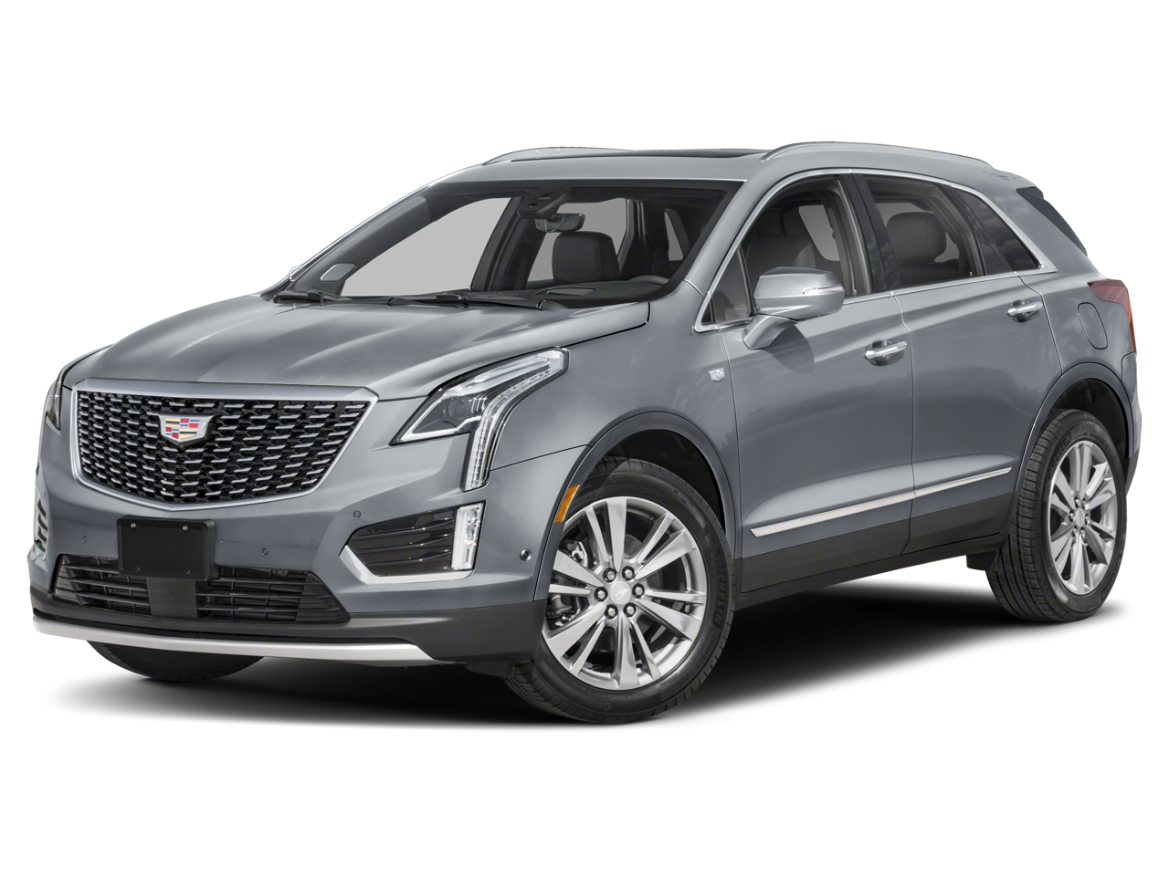 2023 Cadillac XT5 Premium Luxury in Opulent Blue Metallic — front three-quarter view