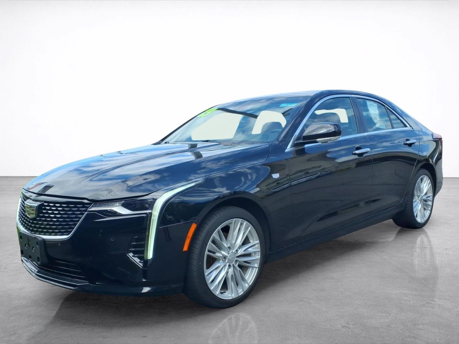 2023 Cadillac CT4 Premium Luxury in Black Raven — front three-quarter view