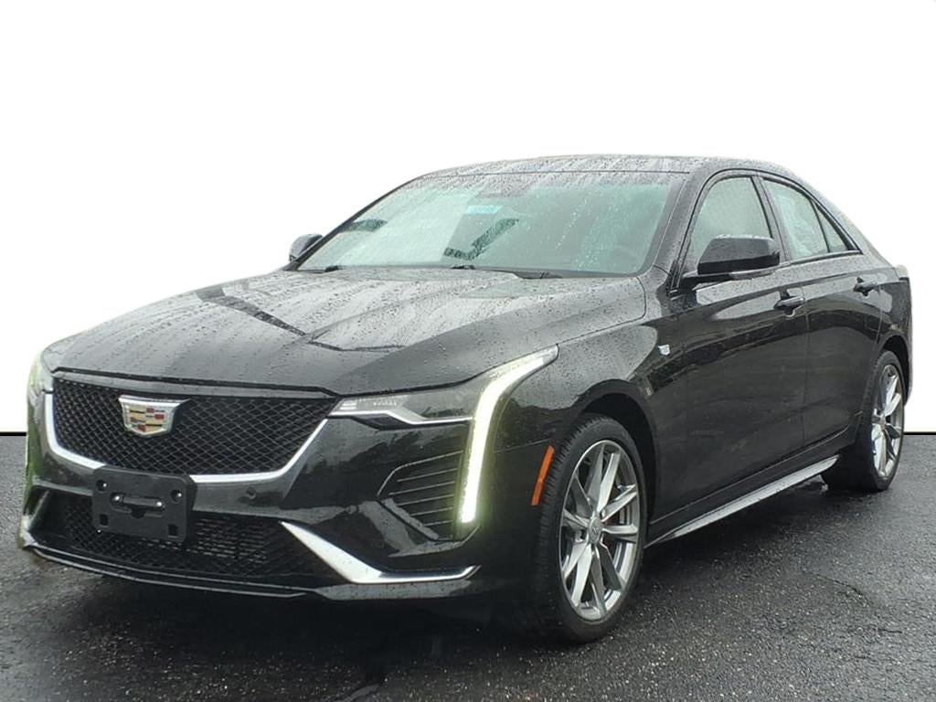 2023 Cadillac CT4 Sport in Black Raven — front three-quarter view
