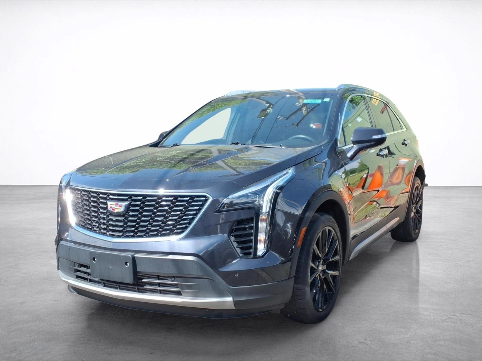 2023 Cadillac XT4 Premium Luxury in Galactic Grey Metallic — front three-quarter view